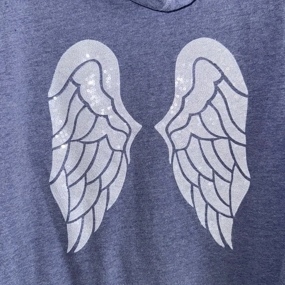 Victoria's Secret Lavender Angel Wings Hoodie - Picture 4 of 8